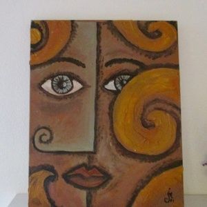 Signed Original Jennifer Morgan 2001 Abstract